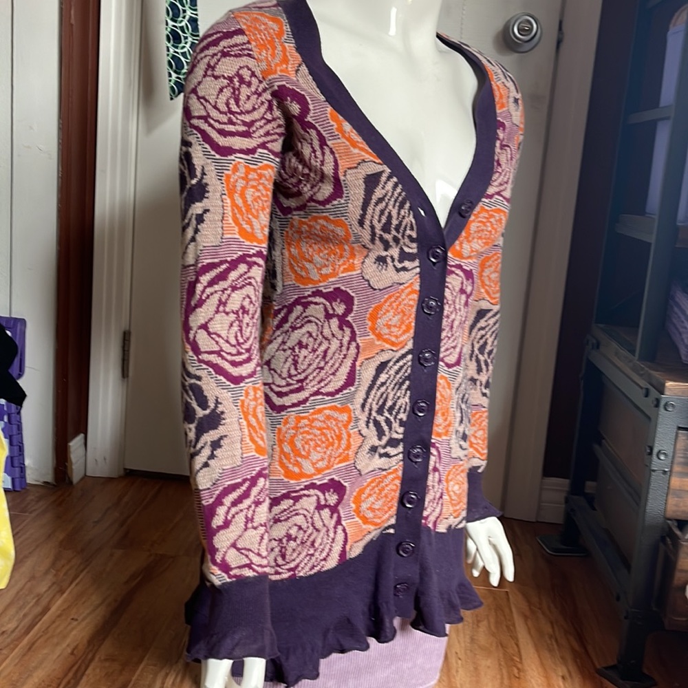 Sleeping on snow long cardigan